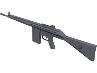 G3 H&K Rifle 3D Model