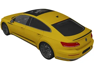 Volkswagen Arteon R-Line (2018) 3D Model