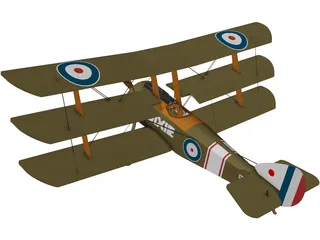 Dixie Triplane 3D Model