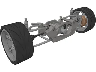 Rear Suspension 3D Model