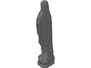 Virgin Mary 3D Model