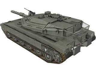 Merkava IV 3D Model