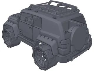 Toyota FJ Cruiser Toy 3D Model
