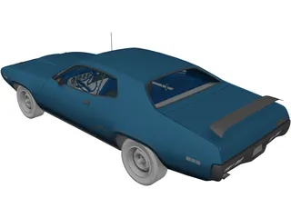 Plymouth GTX (1967) 3D Model