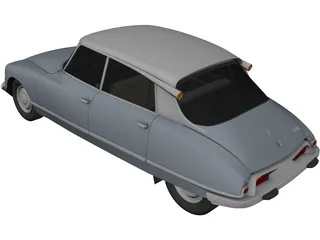 Citroen DS (1967) 3D Model