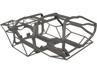 Halo Warthog Tube Frame 3D Model