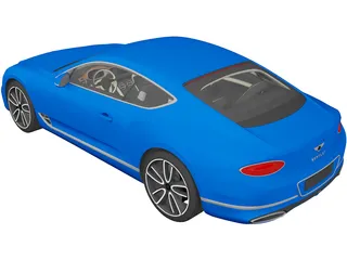 Bentley Continental GT (2018) 3D Model