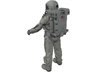 Space Suit 3D Model