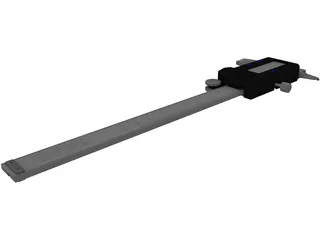 Stainless Steel Digital Calipers 3D Model