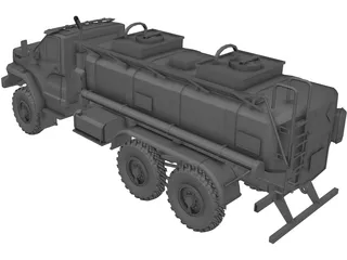 Ural Next Fuel Truck 3D Model