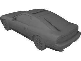 Nissan 240SX SE Fastback S13 (1991) 3D Model