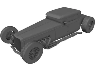 Rat Rod 3D Model