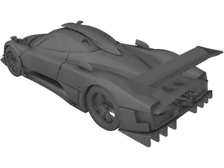 Pagani Zonda R 3D Model