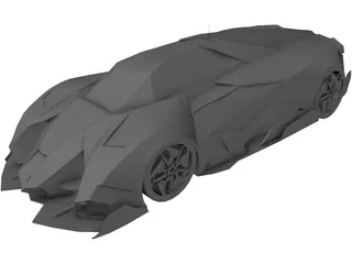 Lamborghini Egoista 3D Model