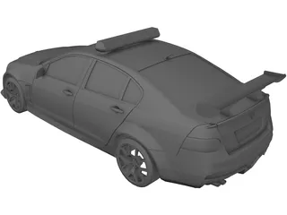 Holden HSV W427 Police 3D Model