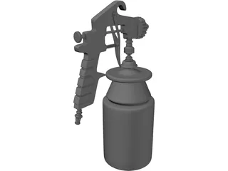 Spray Gun 3D Model