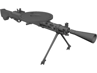 DP-28 3D Model