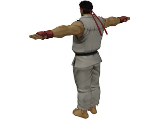 Ryu 3D Model