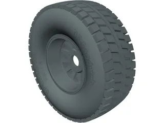 BFGoodrich Baja Wheel 3D Model