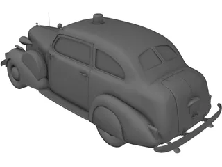 Buick Special (1937) 3D Model