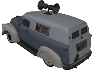 Chevrolet Panel Van (1951) 3D Model