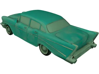 Chevrolet Bel Air Classic (1952) 3D Model