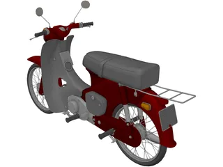 Moped 3D Model