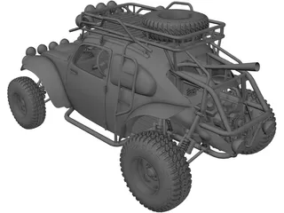 Volkswagen Beetle Trophy Truck 3D Model