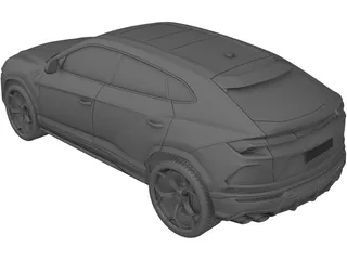 Lamborghini Urus (2018) 3D Model