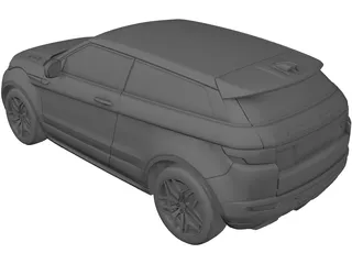 Land Rover Evoque (2018) 3D Model