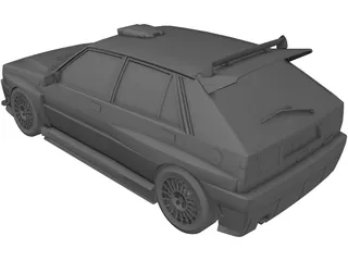 Lancia Delta HF Integrale Evoluzione 3D Model