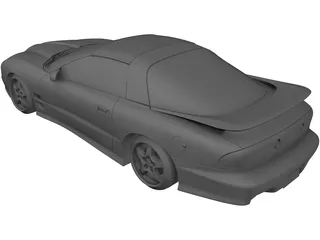 Pontiac Firebird Trans Am WS6 3D Model