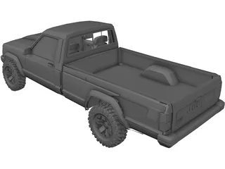 Jeep Comanche (1988) 3D Model