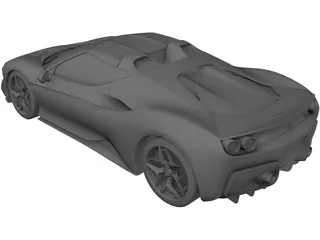 Ferrari J50 (2017) 3D Model