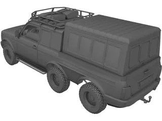 Lada Niva Urban 6x6 3D Model