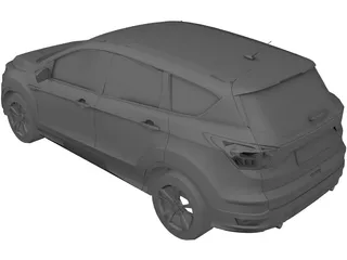 Ford Kuga (2016) 3D Model