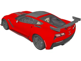 Chevrolet Corvette ZR-1 (2019) 3D Model