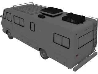 Fleetwood RV Motorhome 3D Model