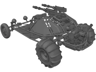 Sand Rail 3D Model