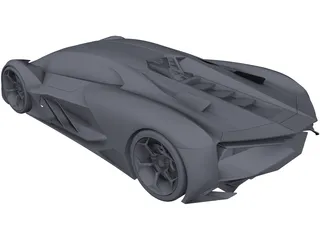 Lamborghini Terzo Millennio Concept 3D Model