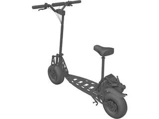 Go-Ped Motorized Scooter 3D Model