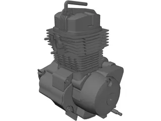 Honda 150 Engine 3D Model