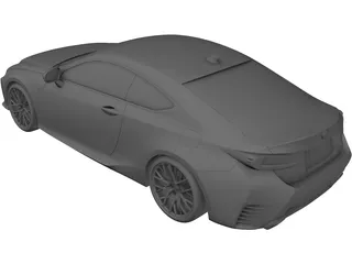 Lexus RC350 Coupe (2015) 3D Model