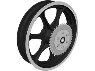 Merrelli Rear Wheel 3D Model