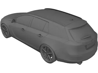 Opel Insignia Wagon 3D Model