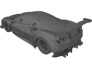 Ferrari 488 GT3 3D Model