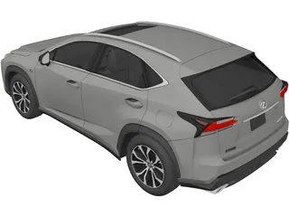 Lexus NX200t (2015) 3D Model