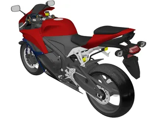 Honda CBR 600RR (2009) 3D Model