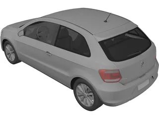 Volkswagen Polo (2013) 3D Model