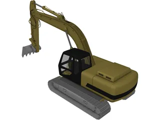 Excavator 3D Model